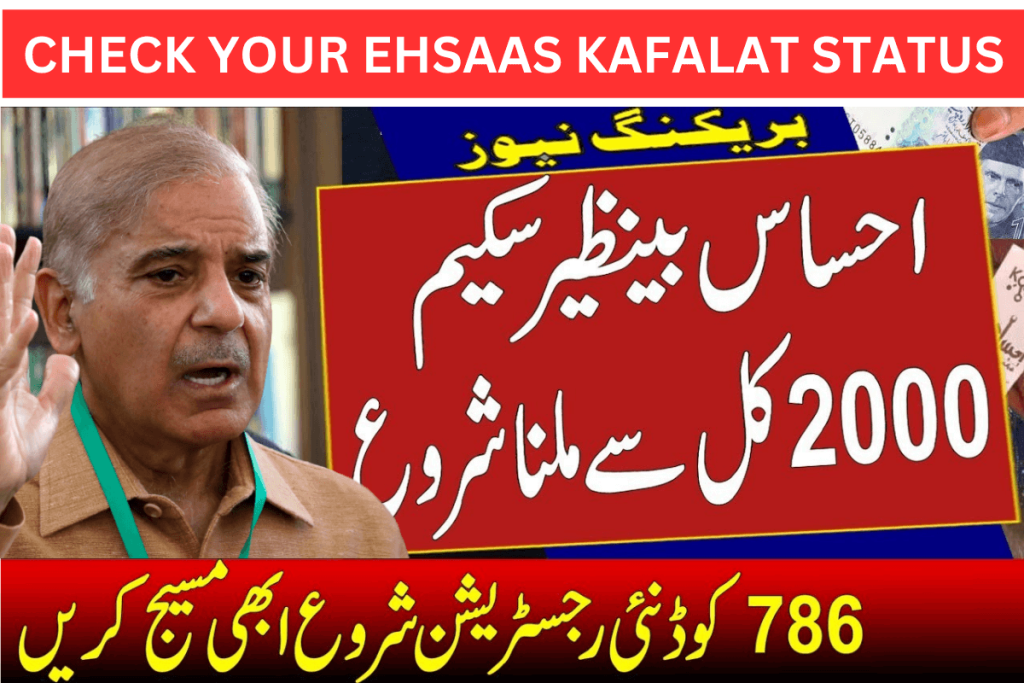 CHECK YOUR Ehsaas Kafalat Status