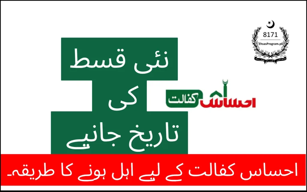 Ehsaas Kafalat Program 2025 8171 check online 13,500