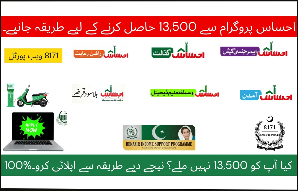ehsaas program 8171 CNIC Check Online registration